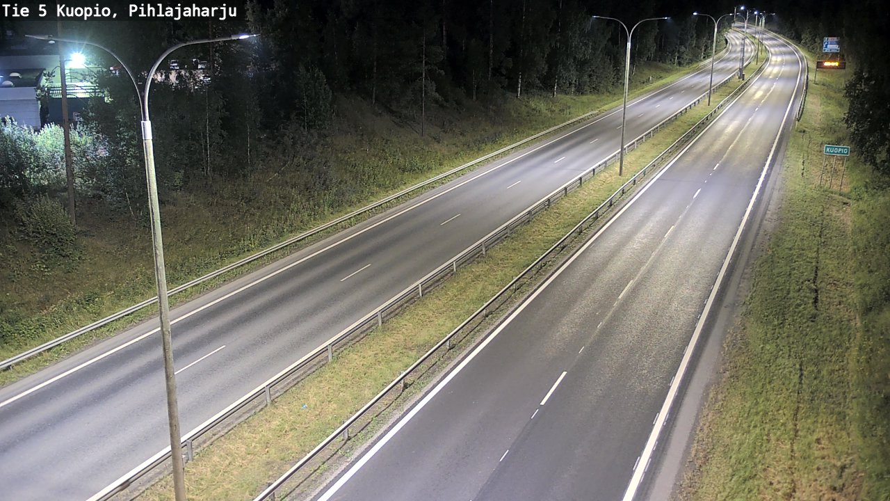 Kelikamerat Kuva Tie 5 Kuopio, Pihlajaharju, Kuopio, Pohjois-Savo