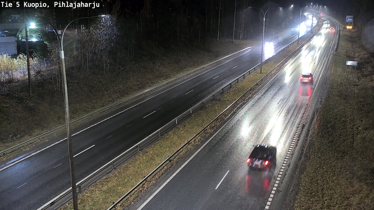 Weather Camera Image Väg 5 Kuopio, Pihlajaharju, Kuopio, Pohjois-Savo