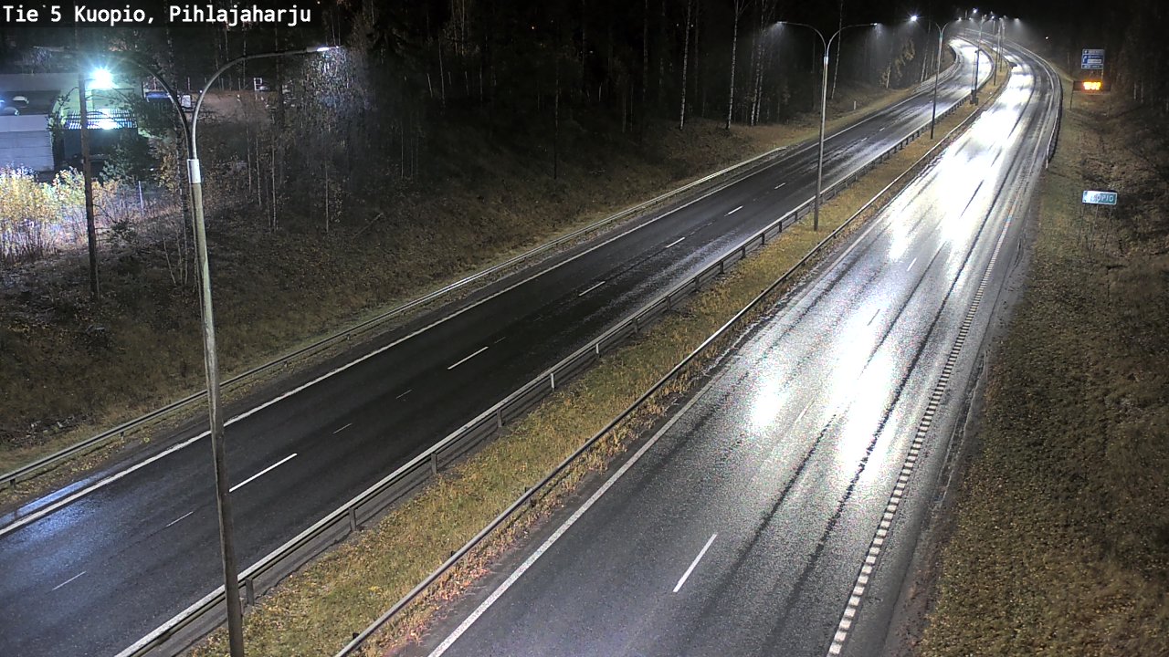 Weather Camera Image Road 5 Kuopio, Pihlajaharju, Kuopio, Pohjois-Savo