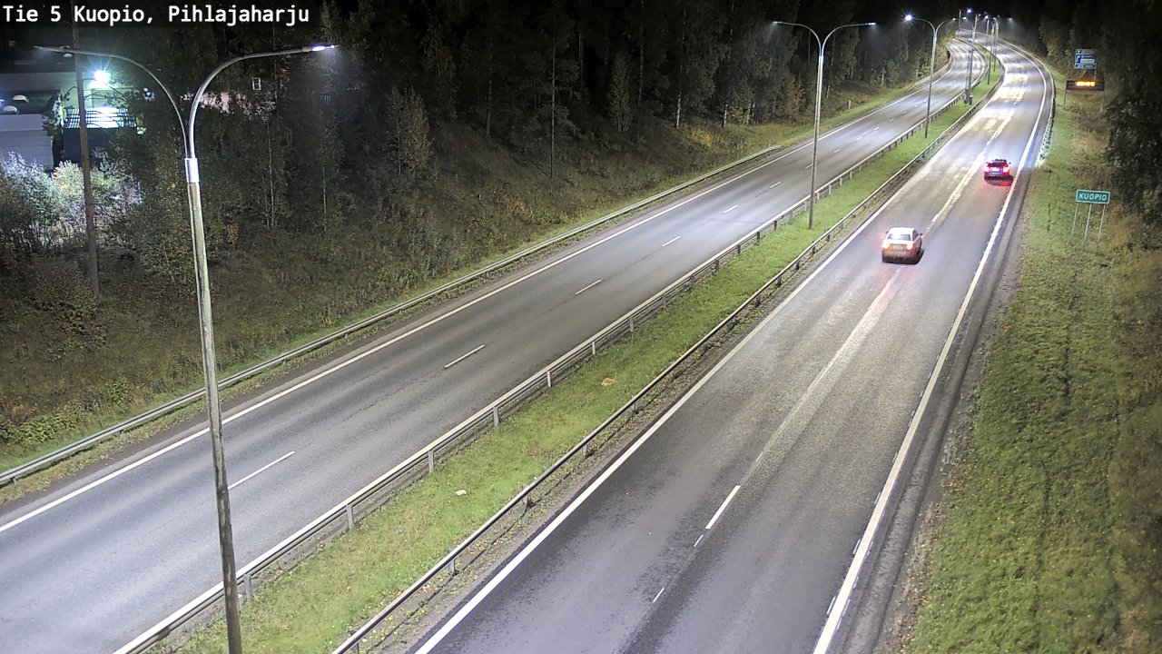 Weather Camera Image Road 5 Kuopio, Pihlajaharju, Kuopio, Pohjois-Savo