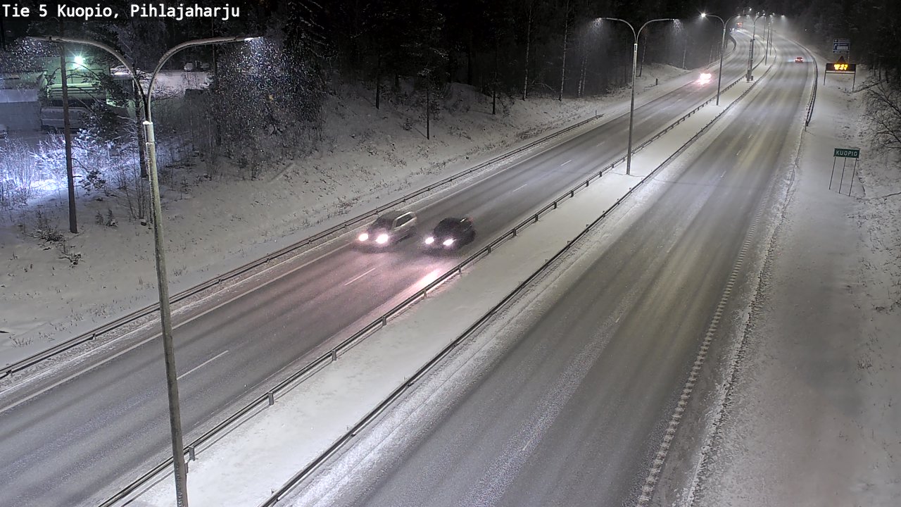 Kelikamerat Kuva Tie 5 Kuopio, Pihlajaharju, Kuopio, Pohjois-Savo