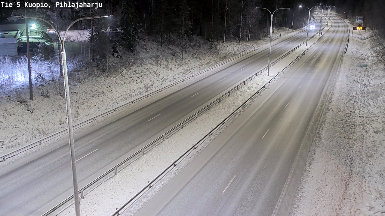 Kelikamerat Kuva Tie 5 Kuopio, Pihlajaharju, Kuopio, Pohjois-Savo