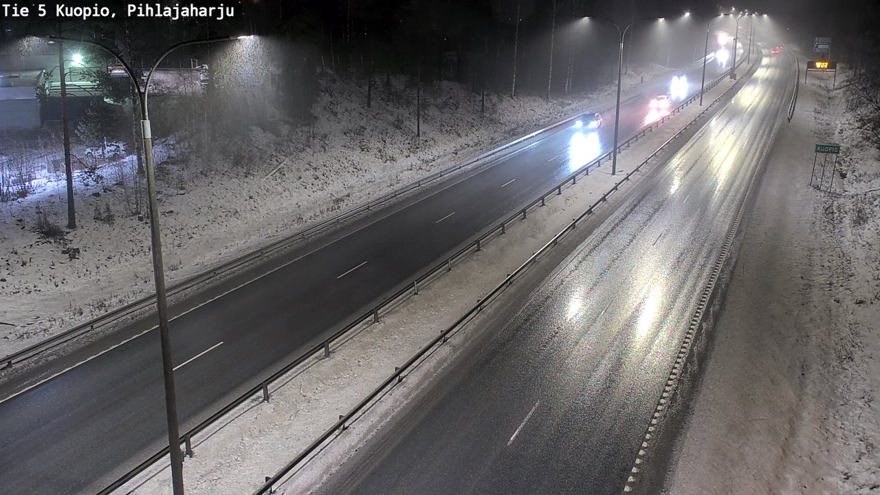 Weather Camera Image Väg 5 Kuopio, Pihlajaharju, Kuopio, Pohjois-Savo