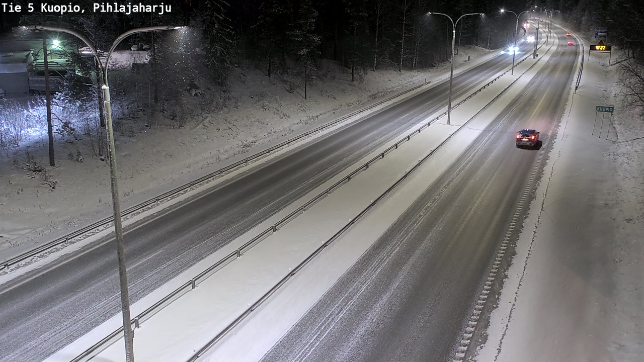 Kelikamerat Kuva Tie 5 Kuopio, Pihlajaharju, Kuopio, Pohjois-Savo