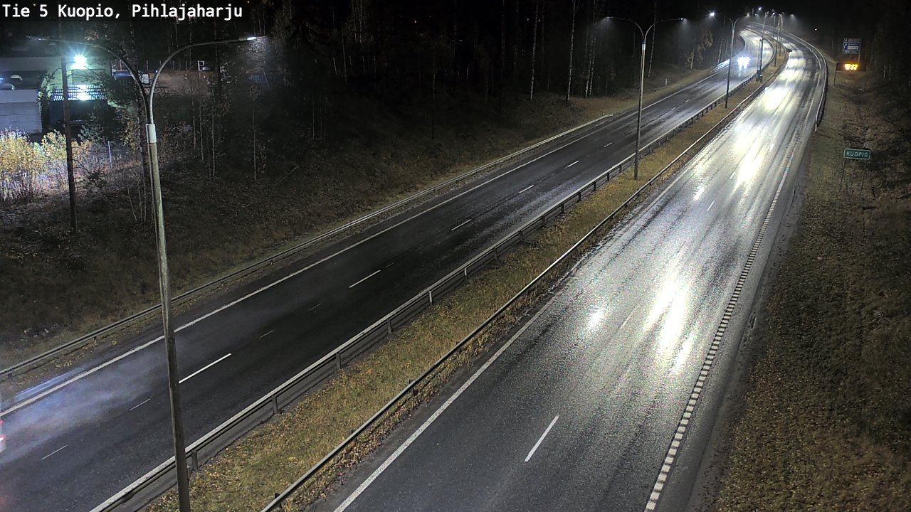 Weather Camera Image Road 5 Kuopio, Pihlajaharju, Kuopio, Pohjois-Savo