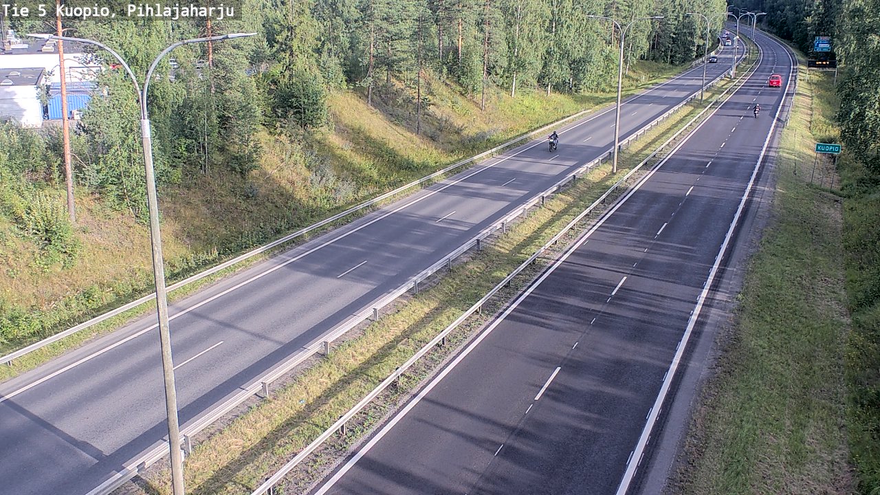 Kelikamerat Kuva Tie 5 Kuopio, Pihlajaharju, Kuopio, Pohjois-Savo