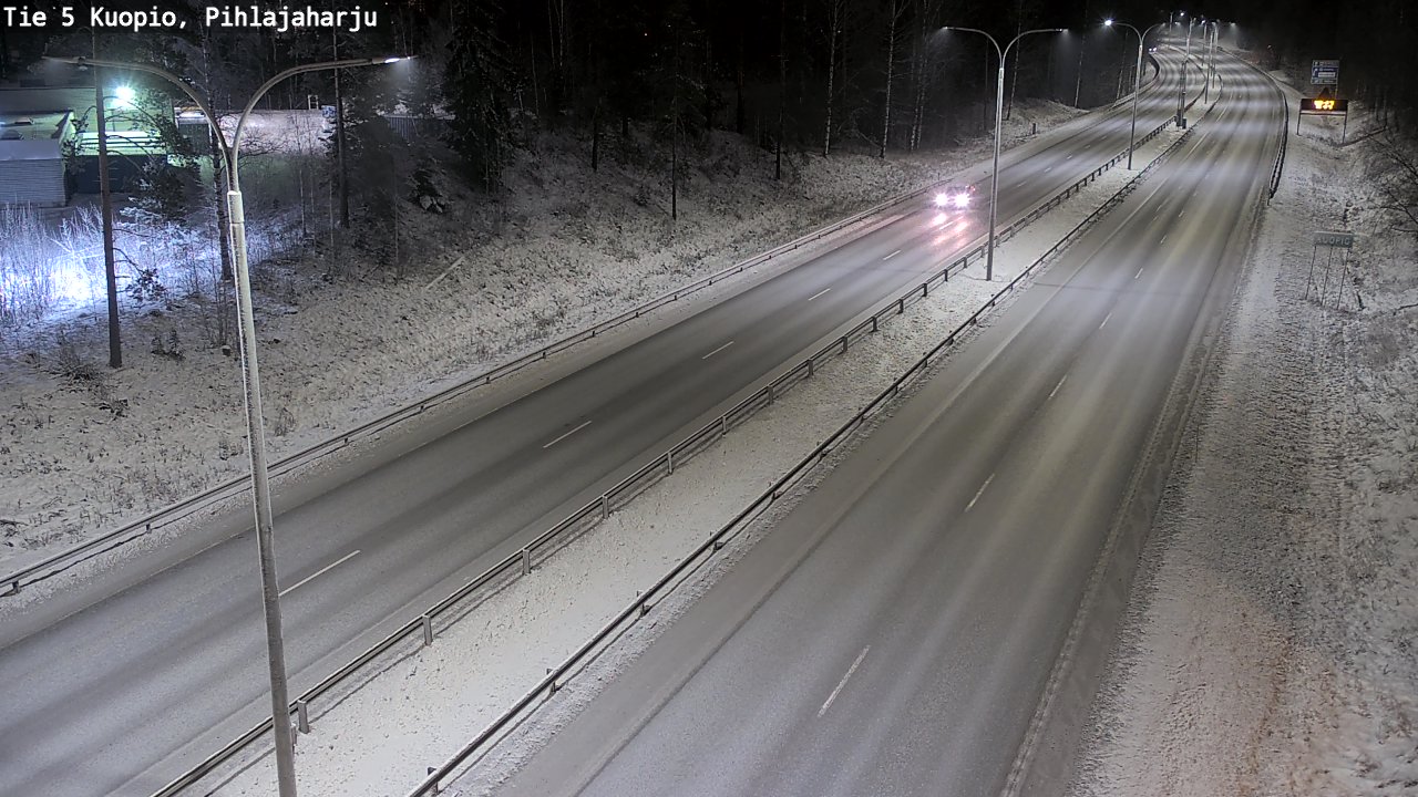 Kelikamerat Kuva Tie 5 Kuopio, Pihlajaharju, Kuopio, Pohjois-Savo