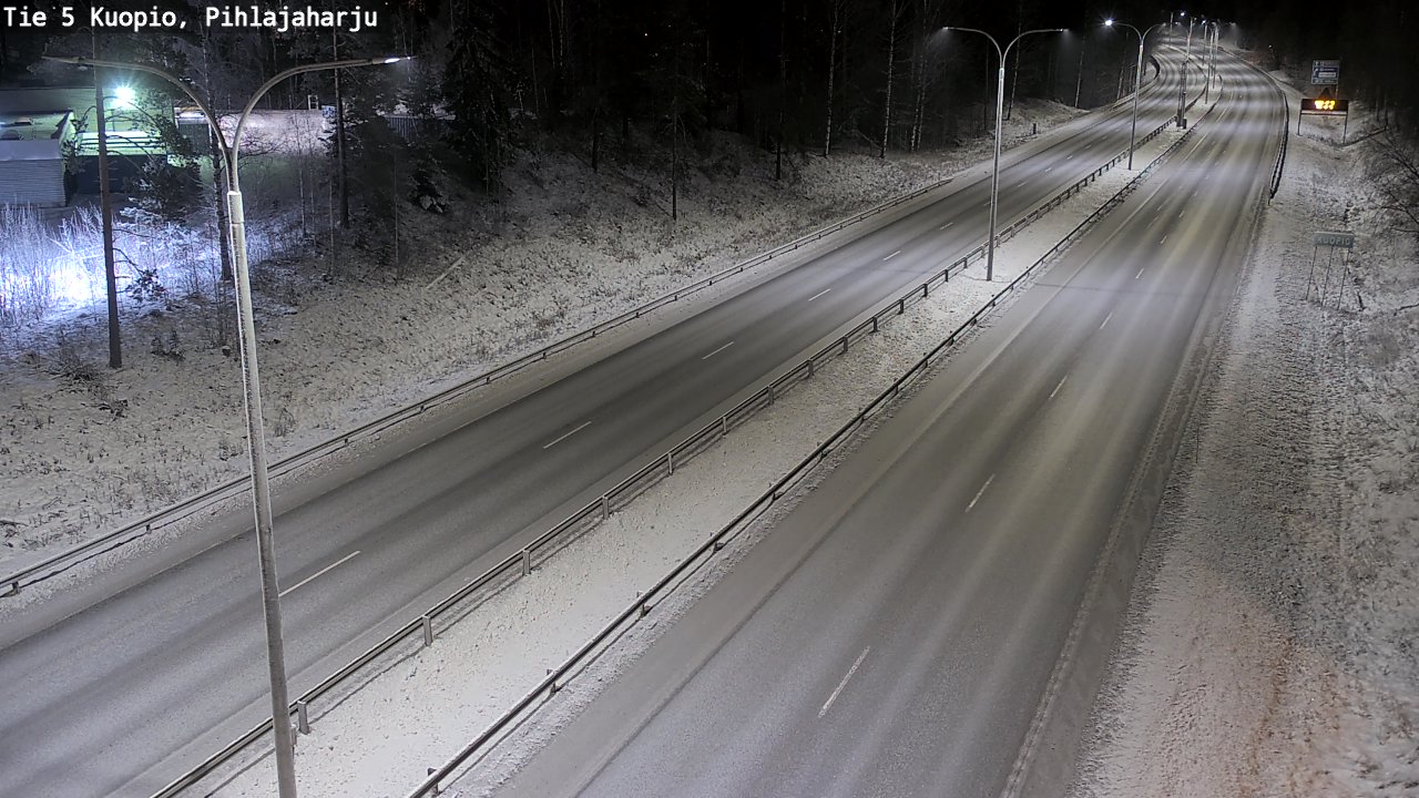 Kelikamerat Kuva Tie 5 Kuopio, Pihlajaharju, Kuopio, Pohjois-Savo