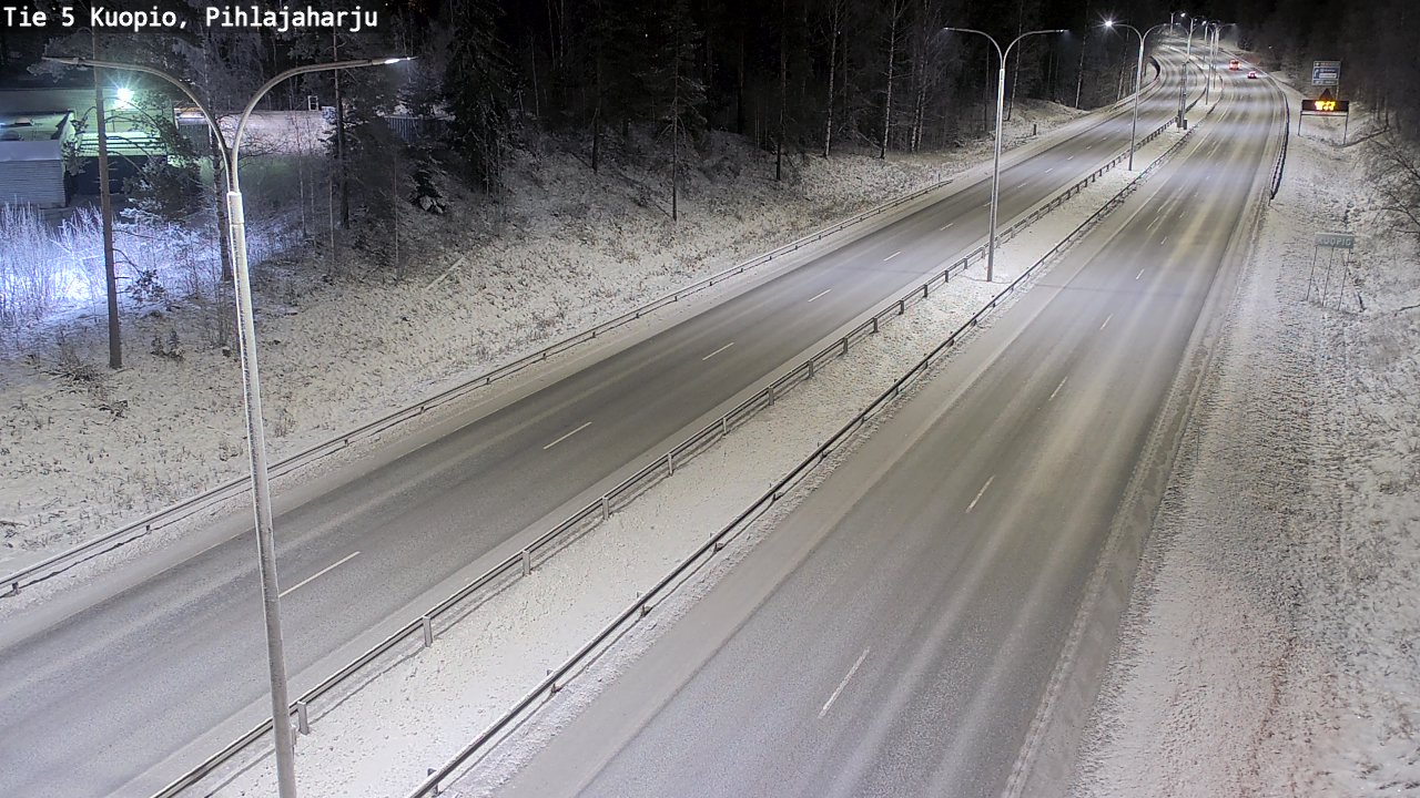 Kelikamerat Kuva Tie 5 Kuopio, Pihlajaharju, Kuopio, Pohjois-Savo