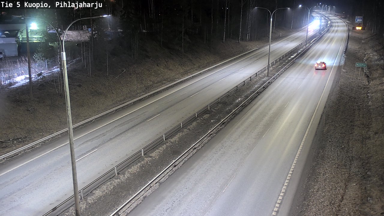 Kelikamerat Kuva Tie 5 Kuopio, Pihlajaharju, Kuopio, Pohjois-Savo