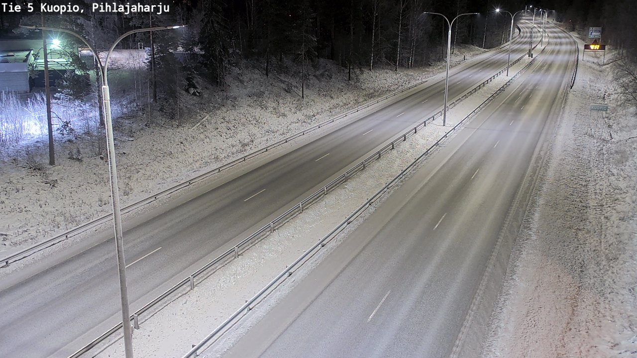 Kelikamerat Kuva Tie 5 Kuopio, Pihlajaharju, Kuopio, Pohjois-Savo