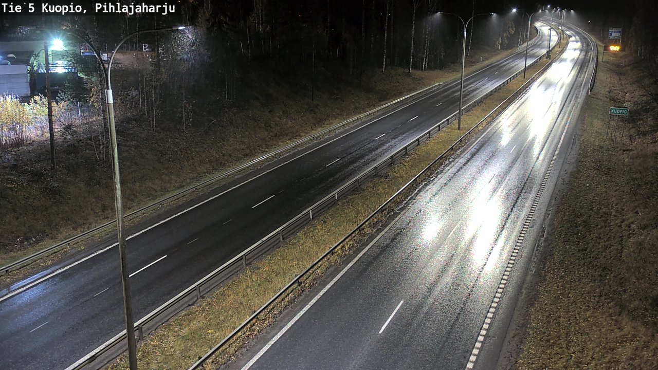 Weather Camera Image Road 5 Kuopio, Pihlajaharju, Kuopio, Pohjois-Savo