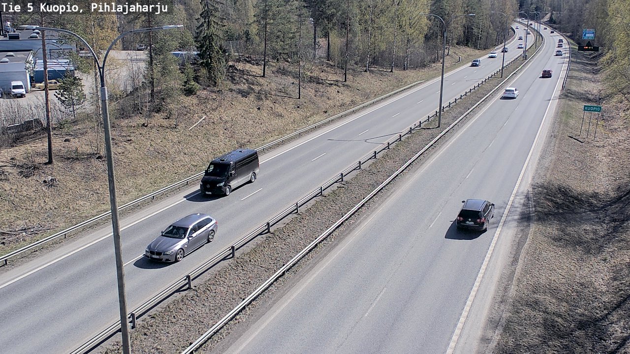 Weather Camera Image Road 5 Kuopio, Pihlajaharju, Kuopio, Pohjois-Savo