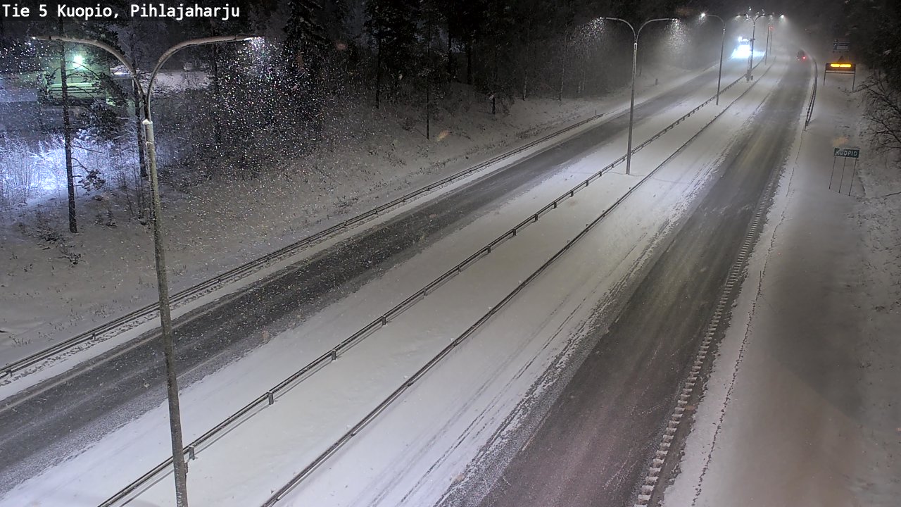 Kelikamerat Kuva Tie 5 Kuopio, Pihlajaharju, Kuopio, Pohjois-Savo