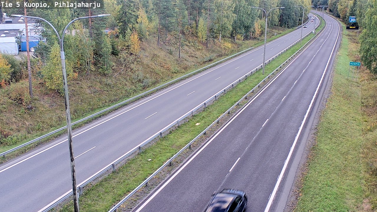 Weather Camera Image Väg 5 Kuopio, Pihlajaharju, Kuopio, Pohjois-Savo