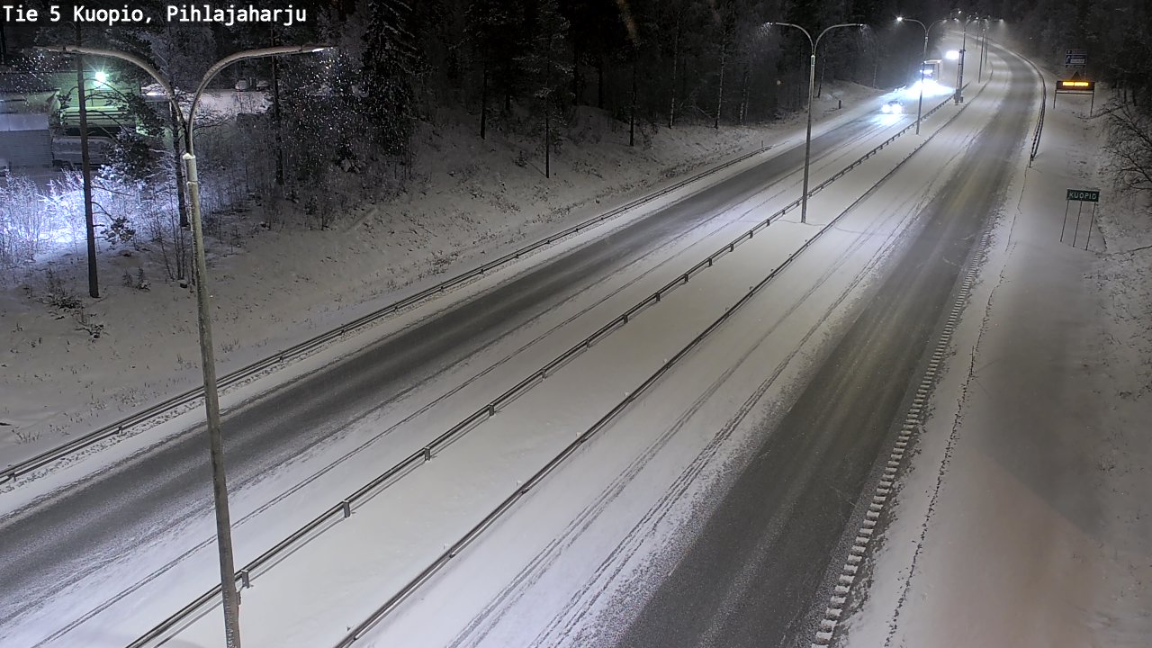 Kelikamerat Kuva Tie 5 Kuopio, Pihlajaharju, Kuopio, Pohjois-Savo