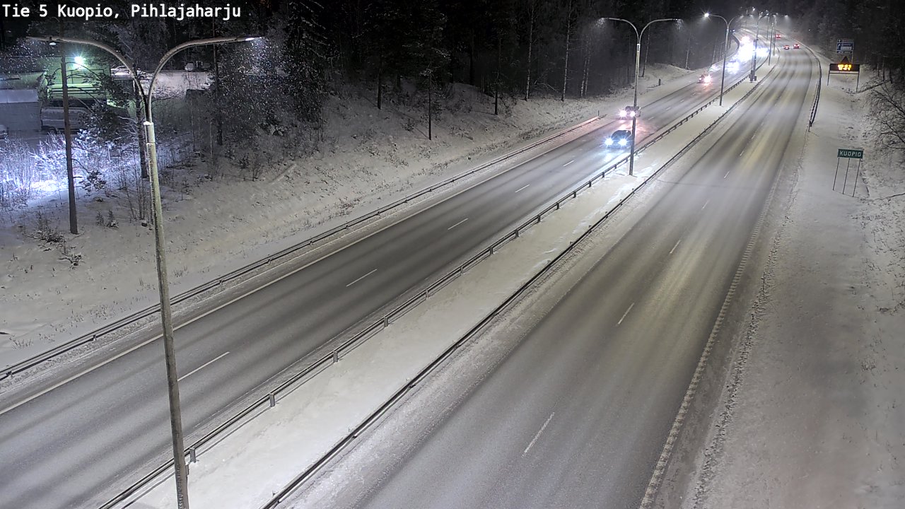 Kelikamerat Kuva Tie 5 Kuopio, Pihlajaharju, Kuopio, Pohjois-Savo