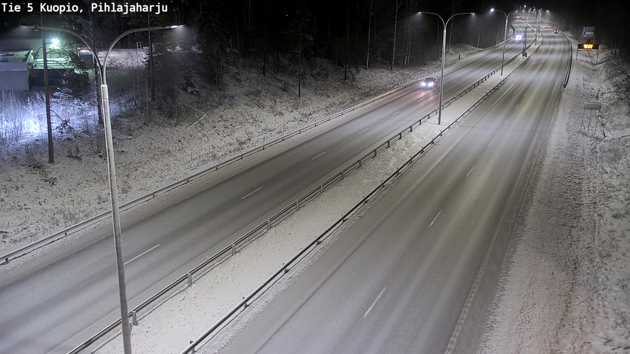 Kelikamerat Kuva Tie 5 Kuopio, Pihlajaharju, Kuopio, Pohjois-Savo