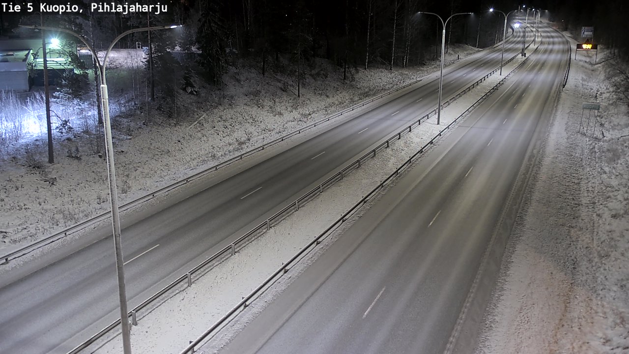 Kelikamerat Kuva Tie 5 Kuopio, Pihlajaharju, Kuopio, Pohjois-Savo