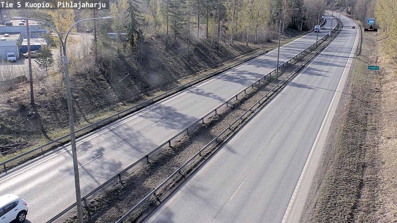 Weather Camera Image Road 5 Kuopio, Pihlajaharju, Kuopio, Pohjois-Savo