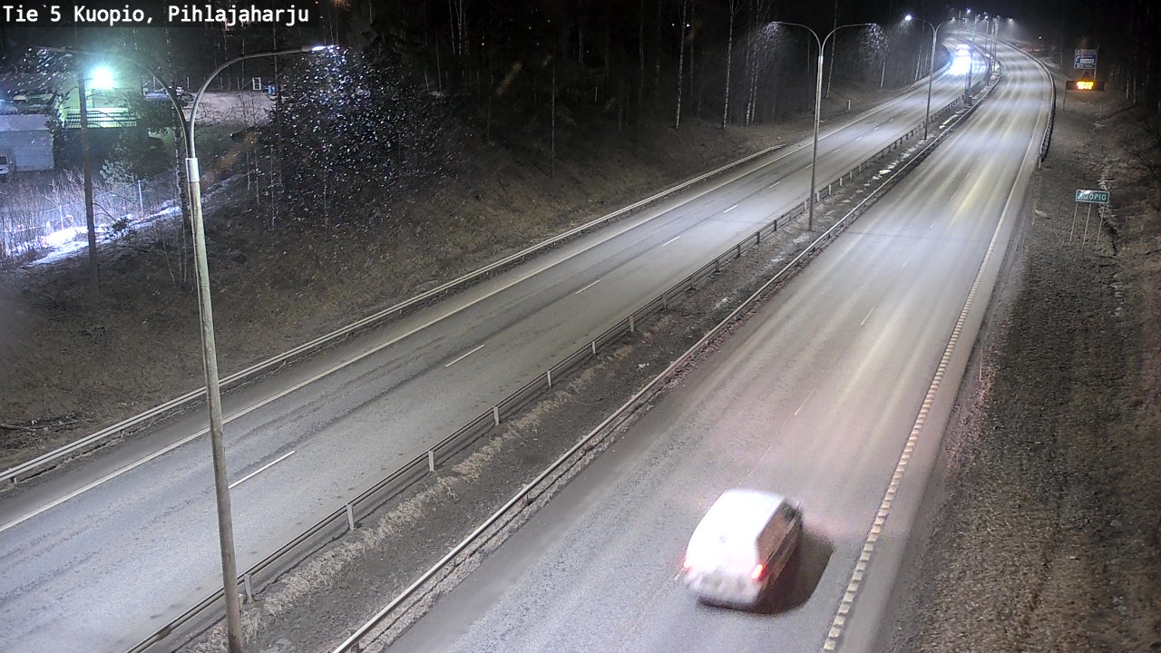 Kelikamerat Kuva Tie 5 Kuopio, Pihlajaharju, Kuopio, Pohjois-Savo