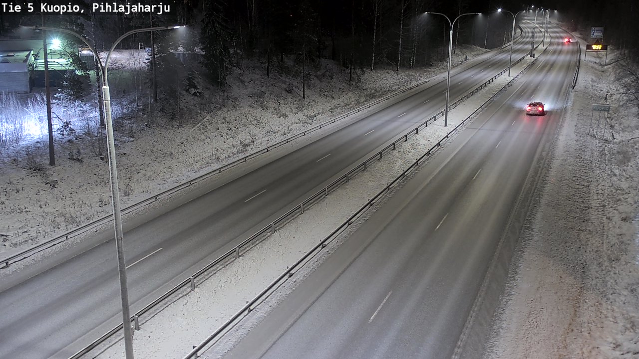 Kelikamerat Kuva Tie 5 Kuopio, Pihlajaharju, Kuopio, Pohjois-Savo