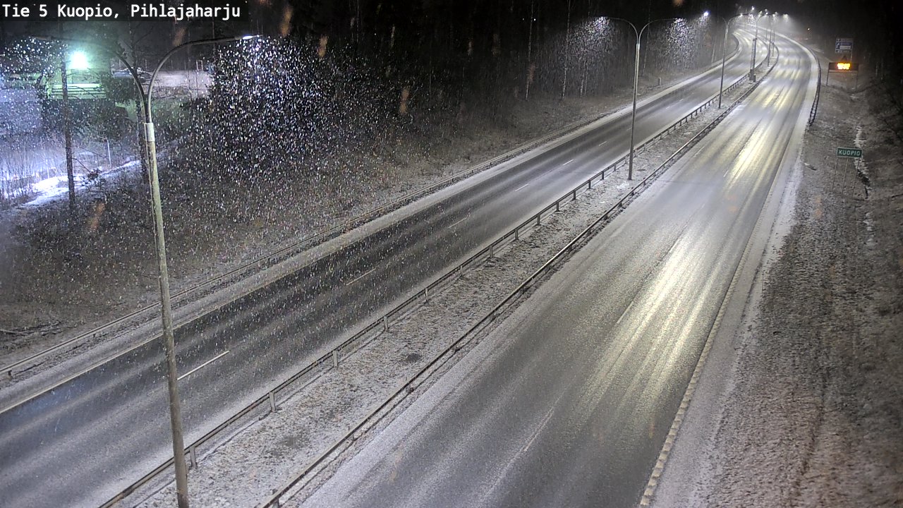 Kelikamerat Kuva Tie 5 Kuopio, Pihlajaharju, Kuopio, Pohjois-Savo