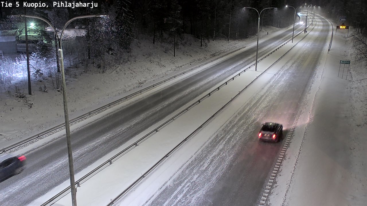 Kelikamerat Kuva Tie 5 Kuopio, Pihlajaharju, Kuopio, Pohjois-Savo