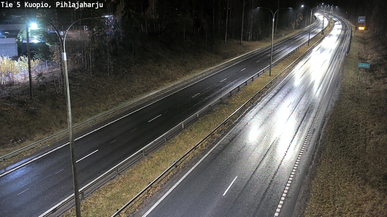 Weather Camera Image Road 5 Kuopio, Pihlajaharju, Kuopio, Pohjois-Savo