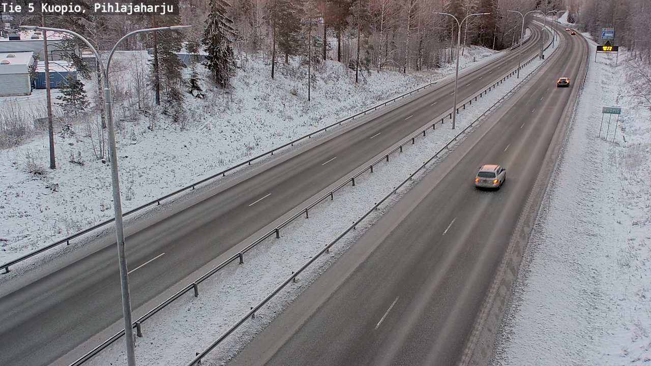 Kelikamerat Kuva Tie 5 Kuopio, Pihlajaharju, Kuopio, Pohjois-Savo