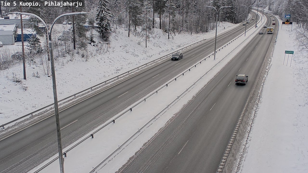 Kelikamerat Kuva Tie 5 Kuopio, Pihlajaharju, Kuopio, Pohjois-Savo