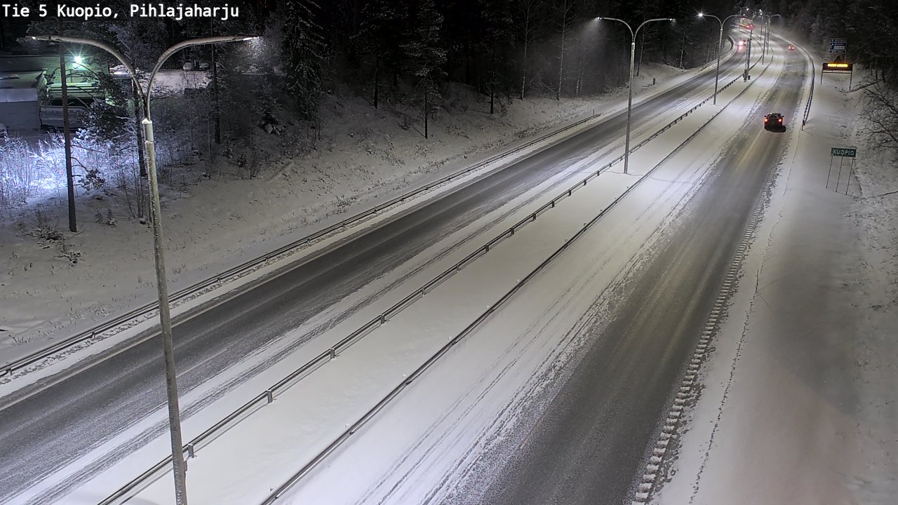 Kelikamerat Kuva Tie 5 Kuopio, Pihlajaharju, Kuopio, Pohjois-Savo