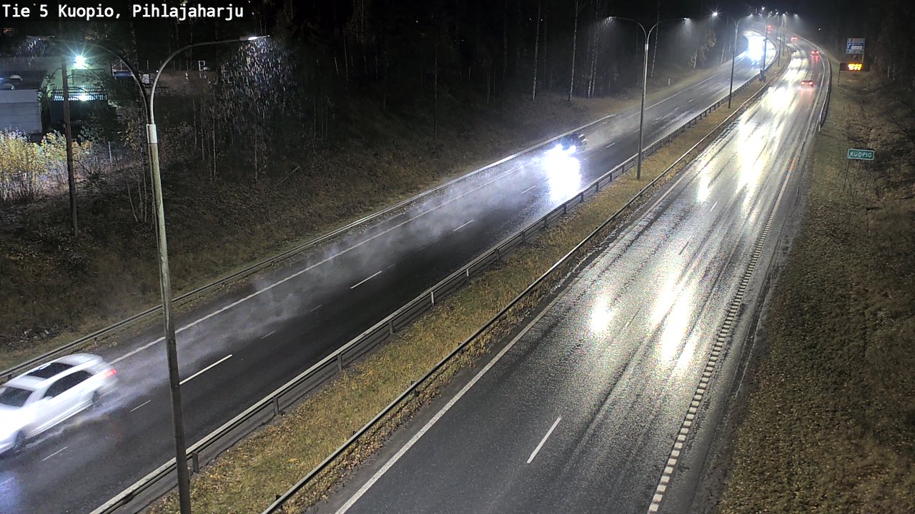 Weather Camera Image Väg 5 Kuopio, Pihlajaharju, Kuopio, Pohjois-Savo