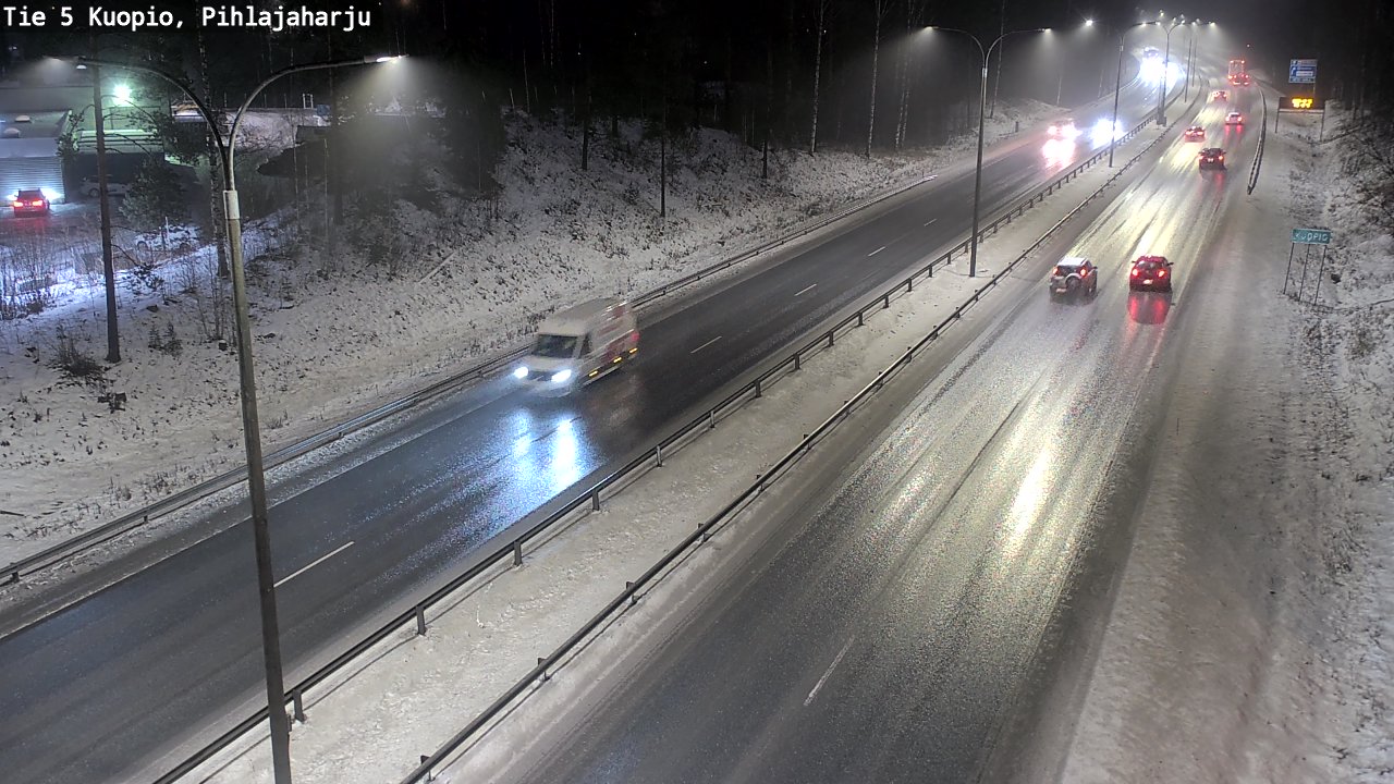 Weather Camera Image Road 5 Kuopio, Pihlajaharju, Kuopio, Pohjois-Savo