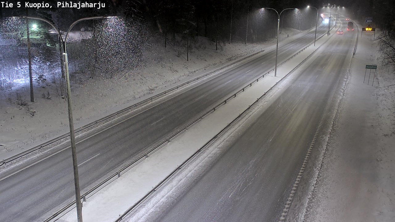 Kelikamerat Kuva Tie 5 Kuopio, Pihlajaharju, Kuopio, Pohjois-Savo