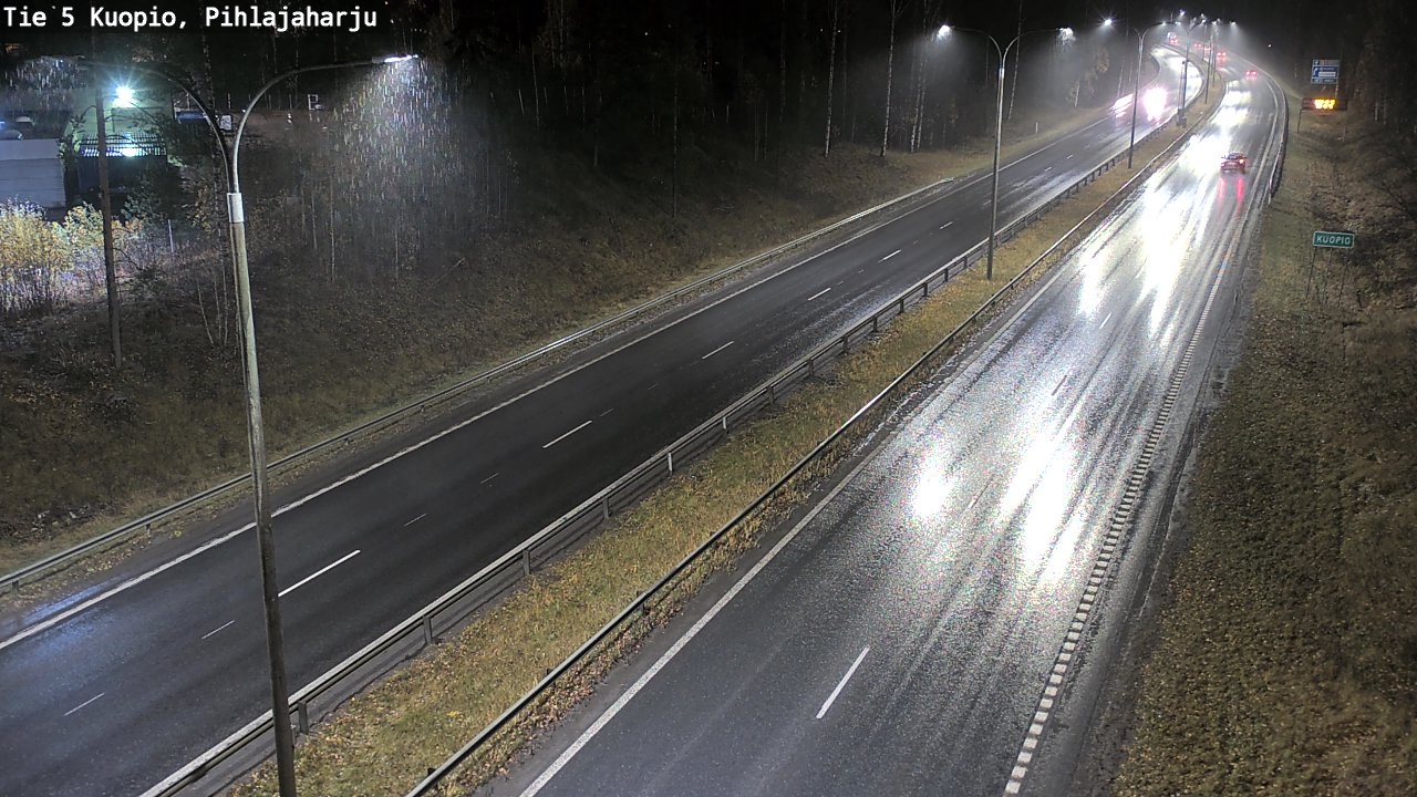 Weather Camera Image Väg 5 Kuopio, Pihlajaharju, Kuopio, Pohjois-Savo