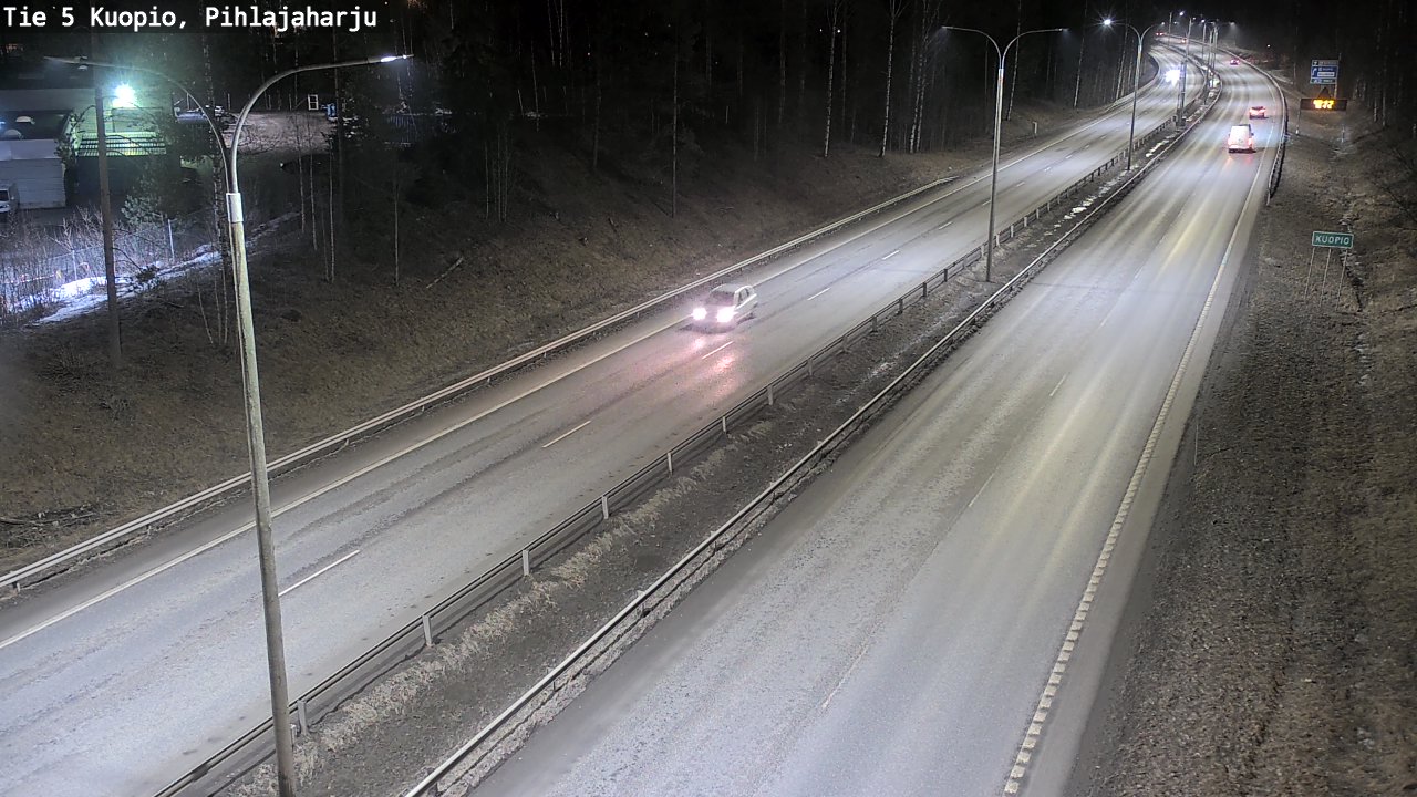 Kelikamerat Kuva Tie 5 Kuopio, Pihlajaharju, Kuopio, Pohjois-Savo