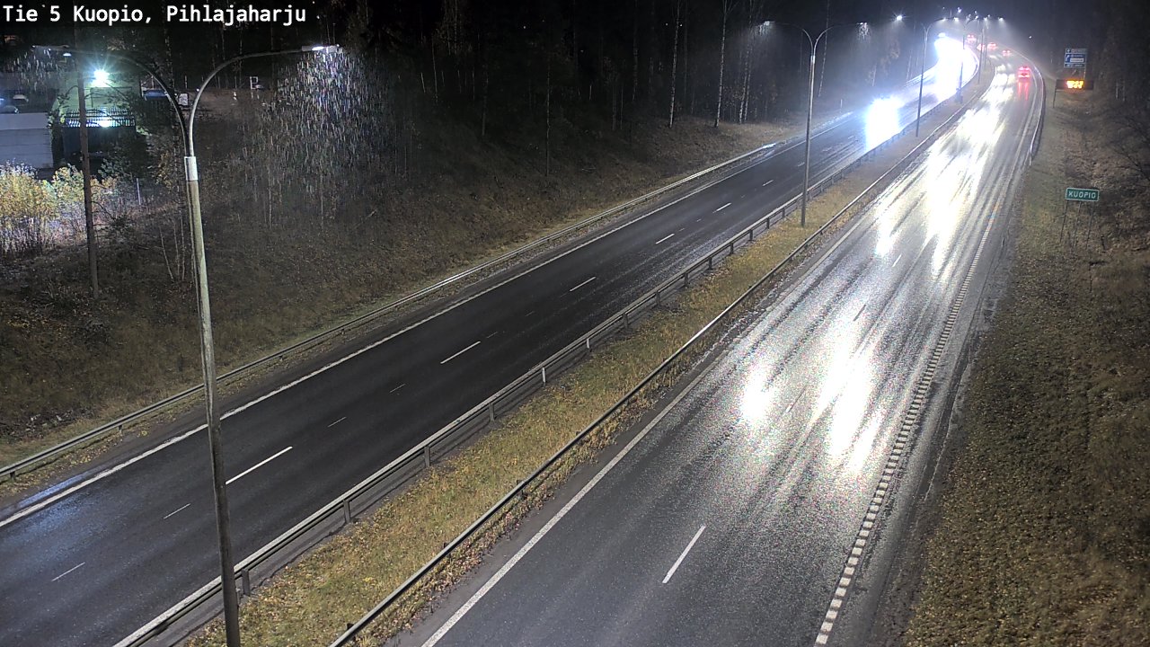 Weather Camera Image Väg 5 Kuopio, Pihlajaharju, Kuopio, Pohjois-Savo
