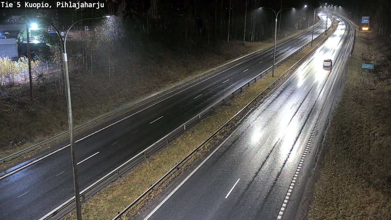 Weather Camera Image Road 5 Kuopio, Pihlajaharju, Kuopio, Pohjois-Savo