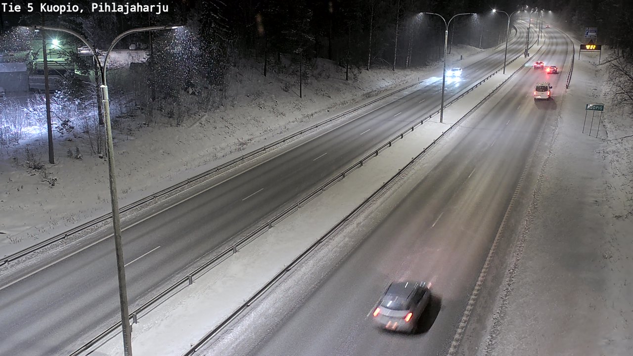 Kelikamerat Kuva Tie 5 Kuopio, Pihlajaharju, Kuopio, Pohjois-Savo