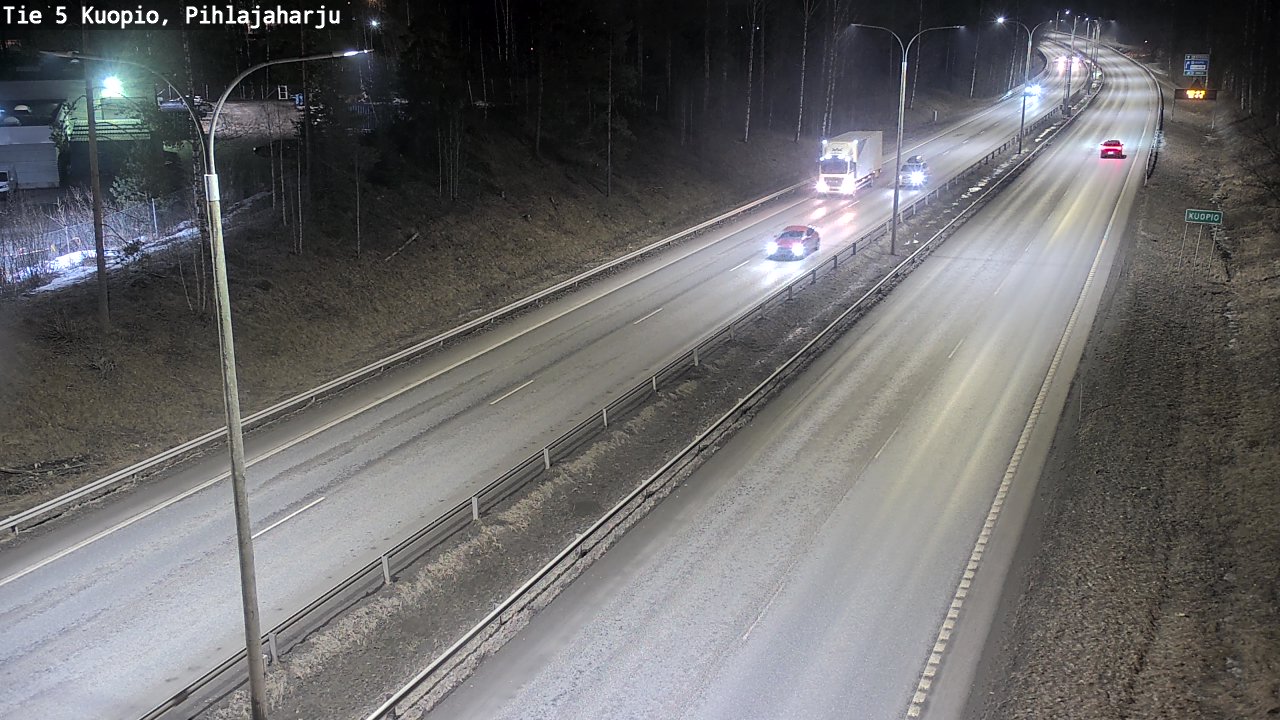 Kelikamerat Kuva Tie 5 Kuopio, Pihlajaharju, Kuopio, Pohjois-Savo