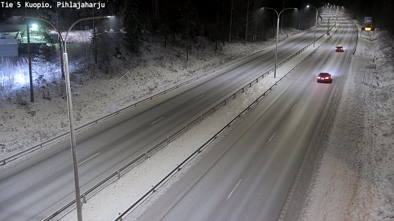 Kelikamerat Kuva Tie 5 Kuopio, Pihlajaharju, Kuopio, Pohjois-Savo