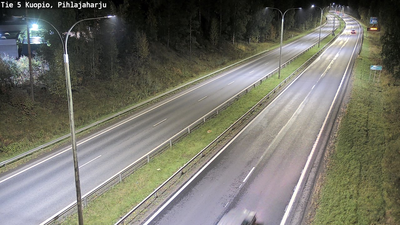 Weather Camera Image Road 5 Kuopio, Pihlajaharju, Kuopio, Pohjois-Savo