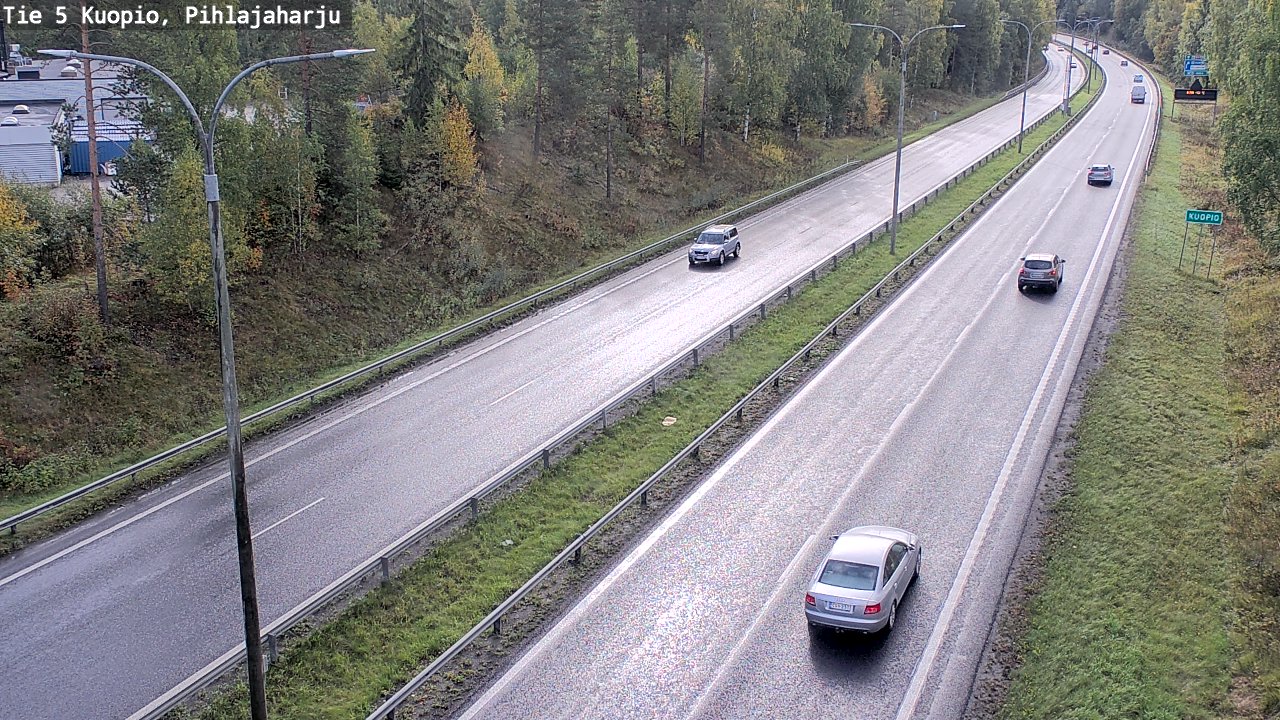 Weather Camera Image Road 5 Kuopio, Pihlajaharju, Kuopio, Pohjois-Savo
