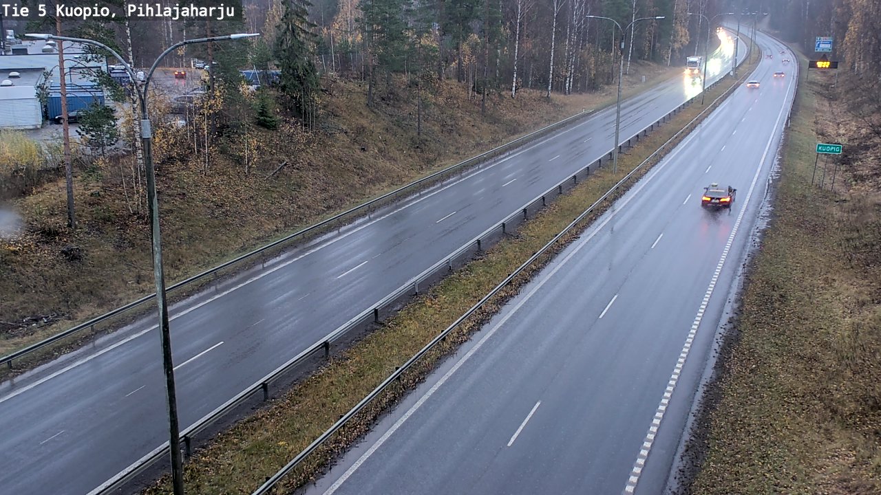 Weather Camera Image Väg 5 Kuopio, Pihlajaharju, Kuopio, Pohjois-Savo