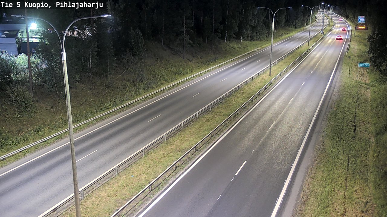 Kelikamerat Kuva Tie 5 Kuopio, Pihlajaharju, Kuopio, Pohjois-Savo