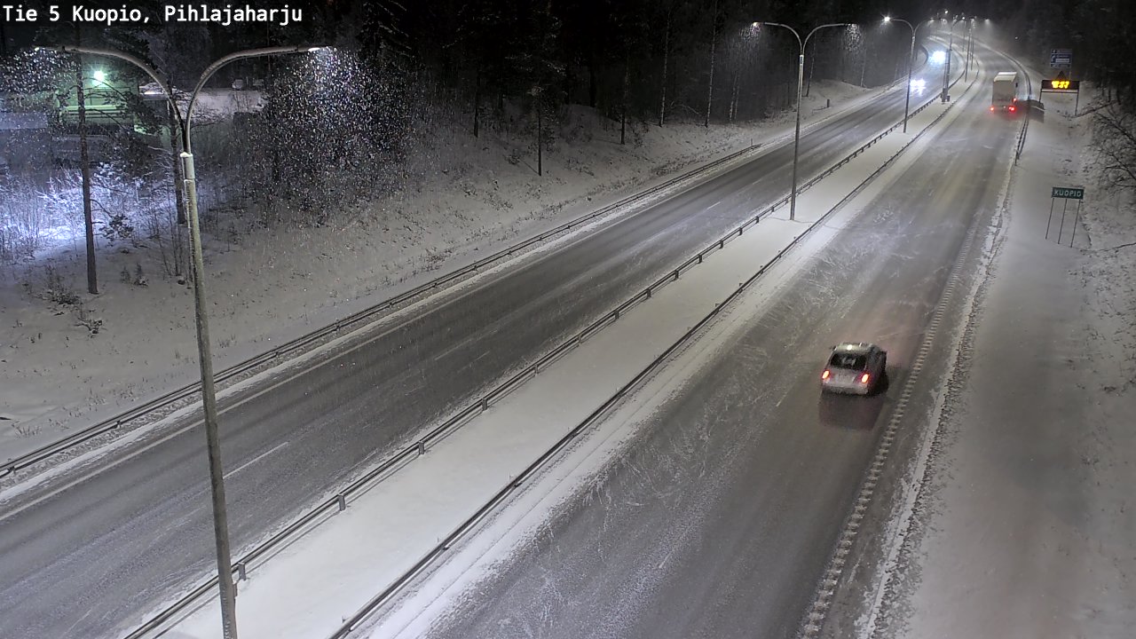 Kelikamerat Kuva Tie 5 Kuopio, Pihlajaharju, Kuopio, Pohjois-Savo