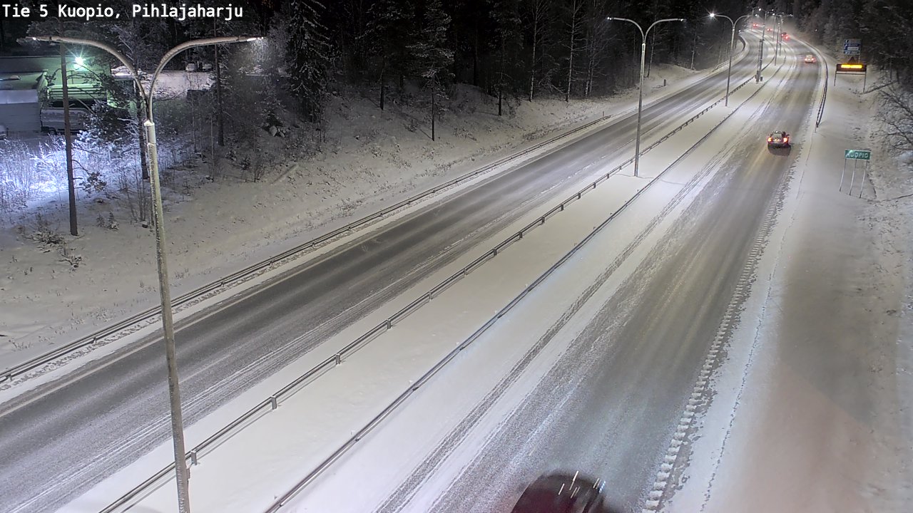 Kelikamerat Kuva Tie 5 Kuopio, Pihlajaharju, Kuopio, Pohjois-Savo