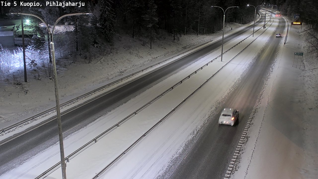 Kelikamerat Kuva Tie 5 Kuopio, Pihlajaharju, Kuopio, Pohjois-Savo