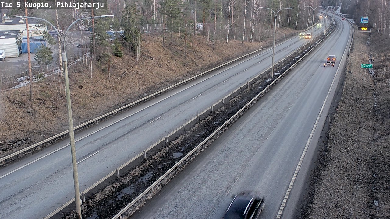 Kelikamerat Kuva Tie 5 Kuopio, Pihlajaharju, Kuopio, Pohjois-Savo